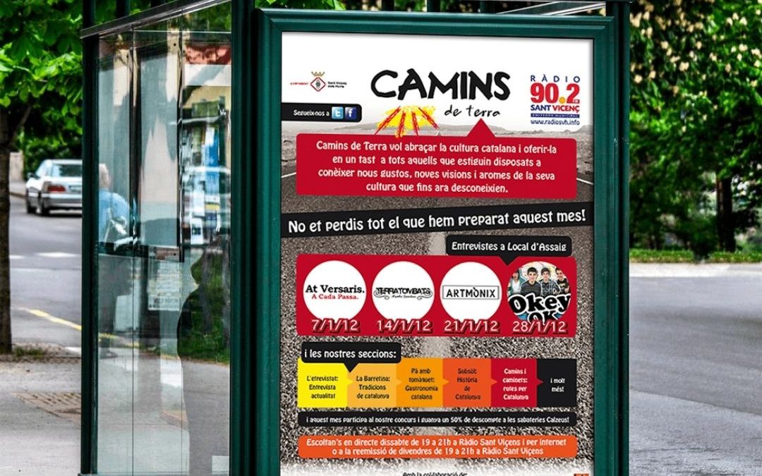 Gráfica para escaparates de Camins