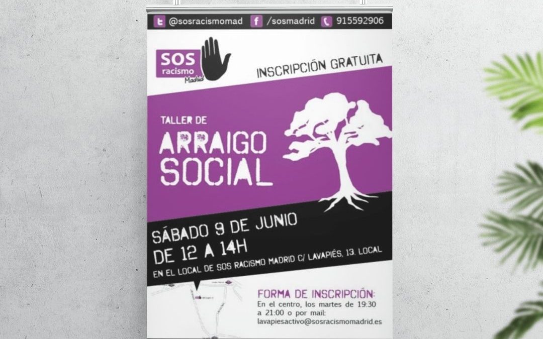 Cartel para SOS Racismo