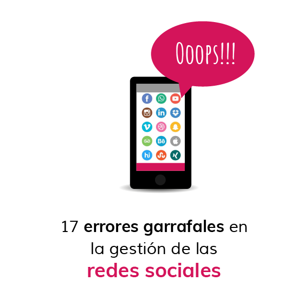 errores redes sociales