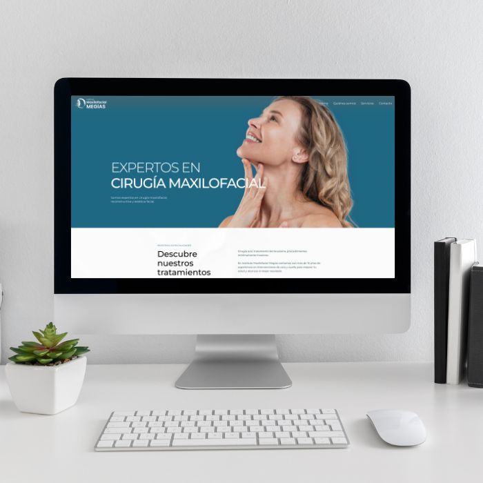 Diseño y programación de la web de Instituto Maxilofacial Megías